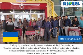 Students sent by Global Medical Foundation to Vinnitsa National Medical University & Poltava State Medical University.