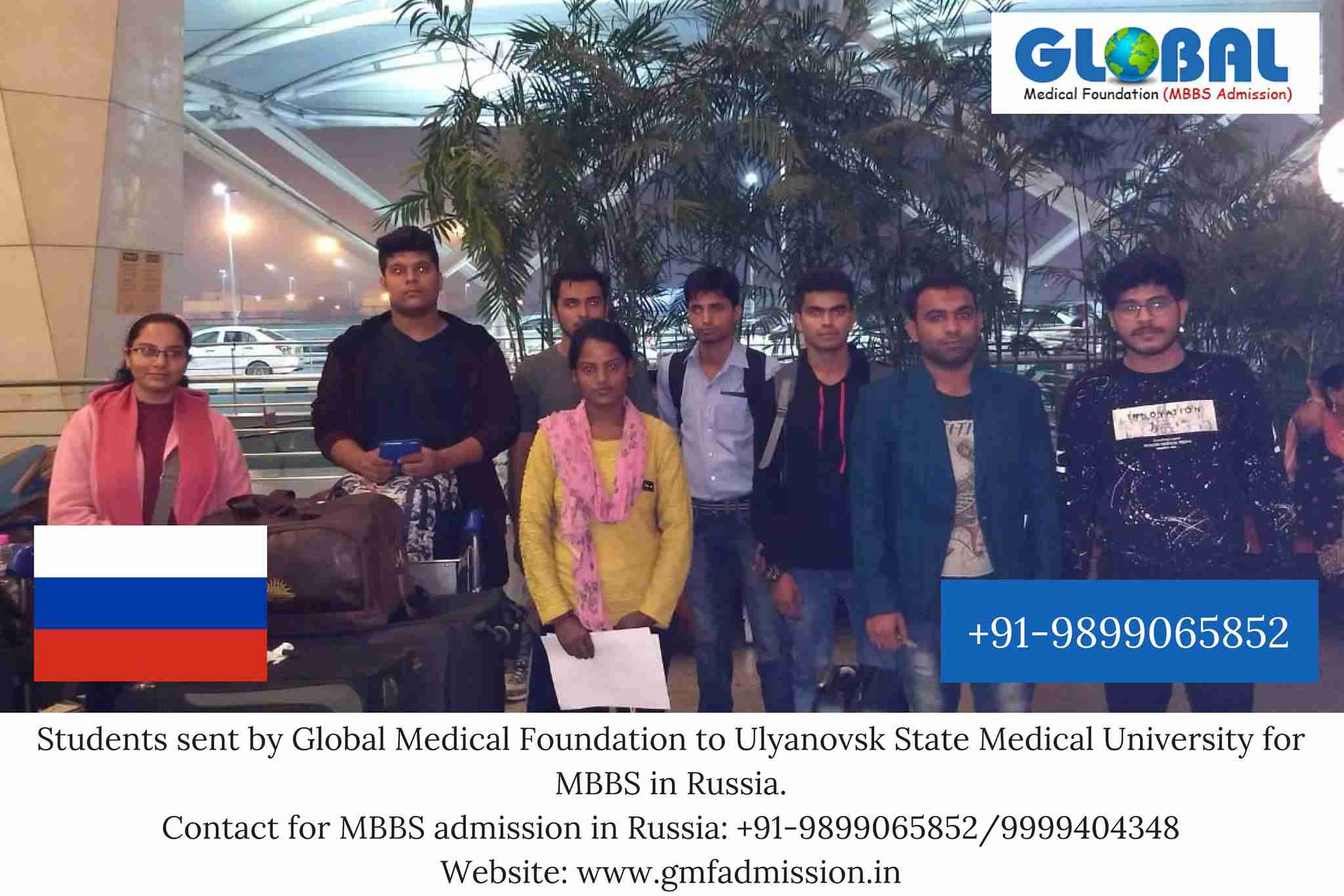 Student sent by Global Medical Foundation to Ulyanovsk State Medical University.