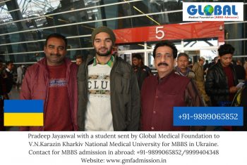 Students sent by Global Medical Foundation for MBBS in Ukraine in the following universitiy -V.N.Karazin Kharkiv National Medical University.