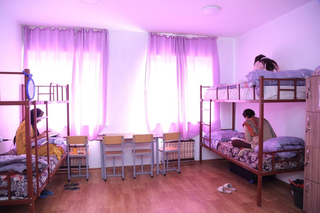 Kyrgyz State Medical Academy hostel room