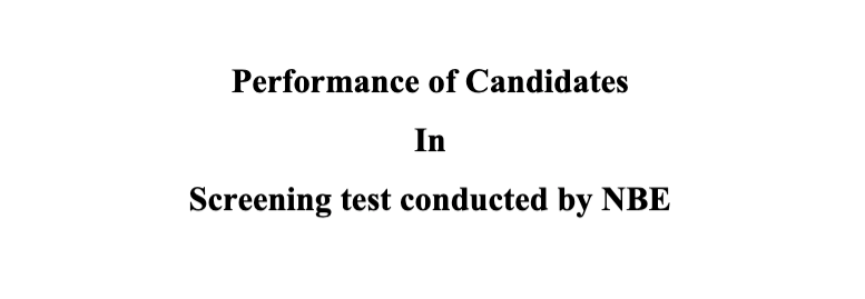 MCI screening test result