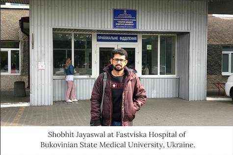 Shobhit Jayaswal at Bukovinian State Medical University