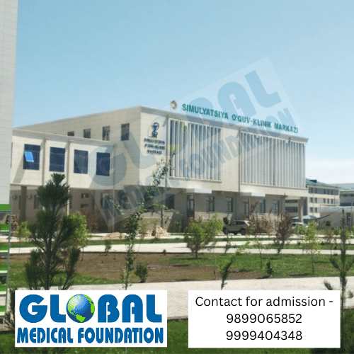 Building at Bukhara State Medical Institute Main Campus.