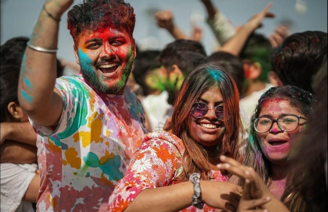 Holi Celebrations at Alte University, Georgia