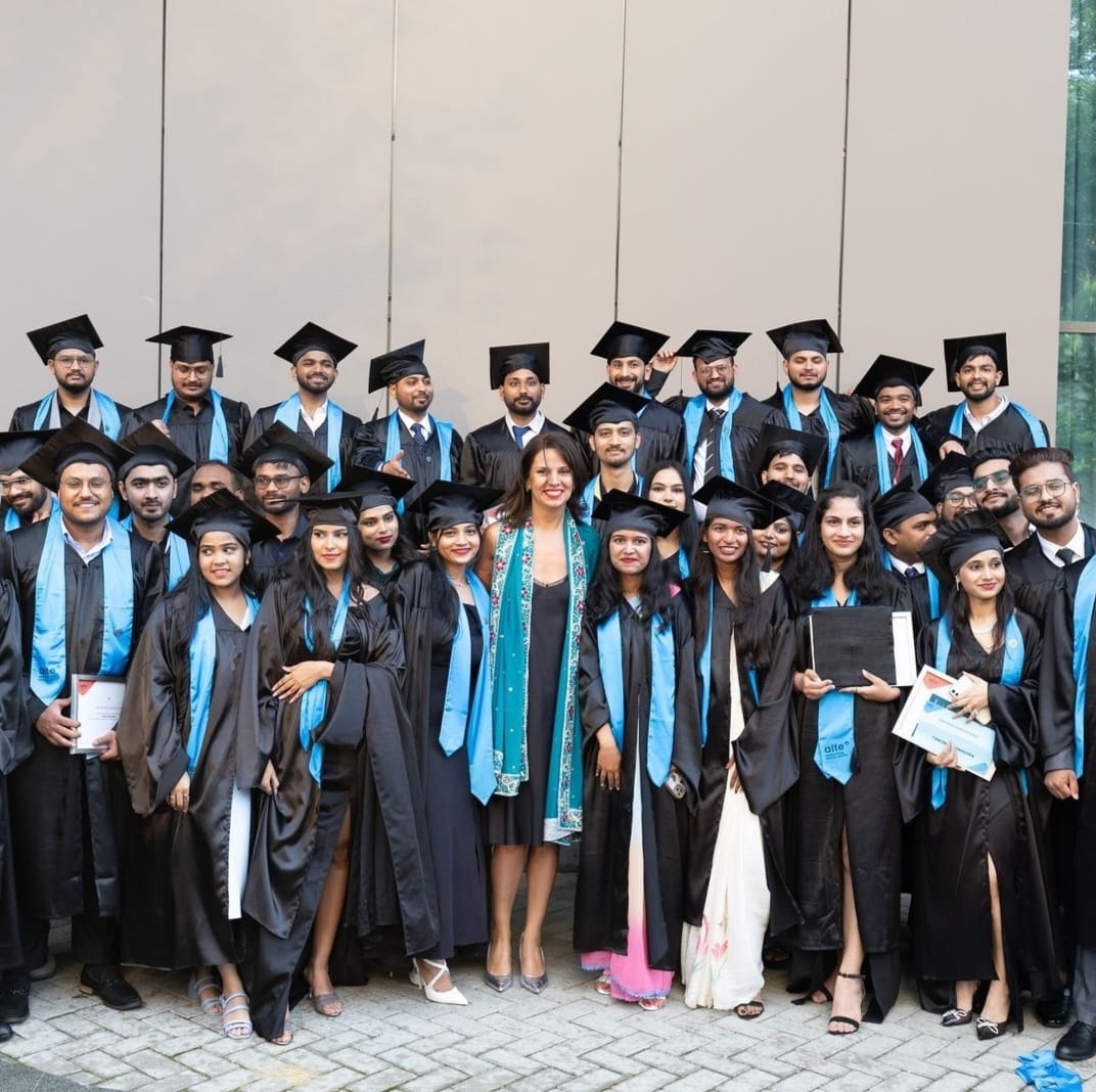 Indian Graduates of the MBBS (Medical Doctor) program at Alte University, Georgia.