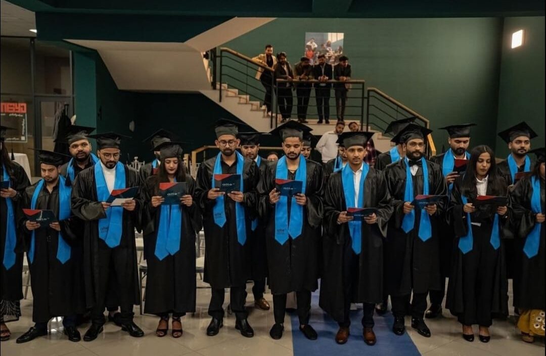 Indian graduates at Alte University, Georgia