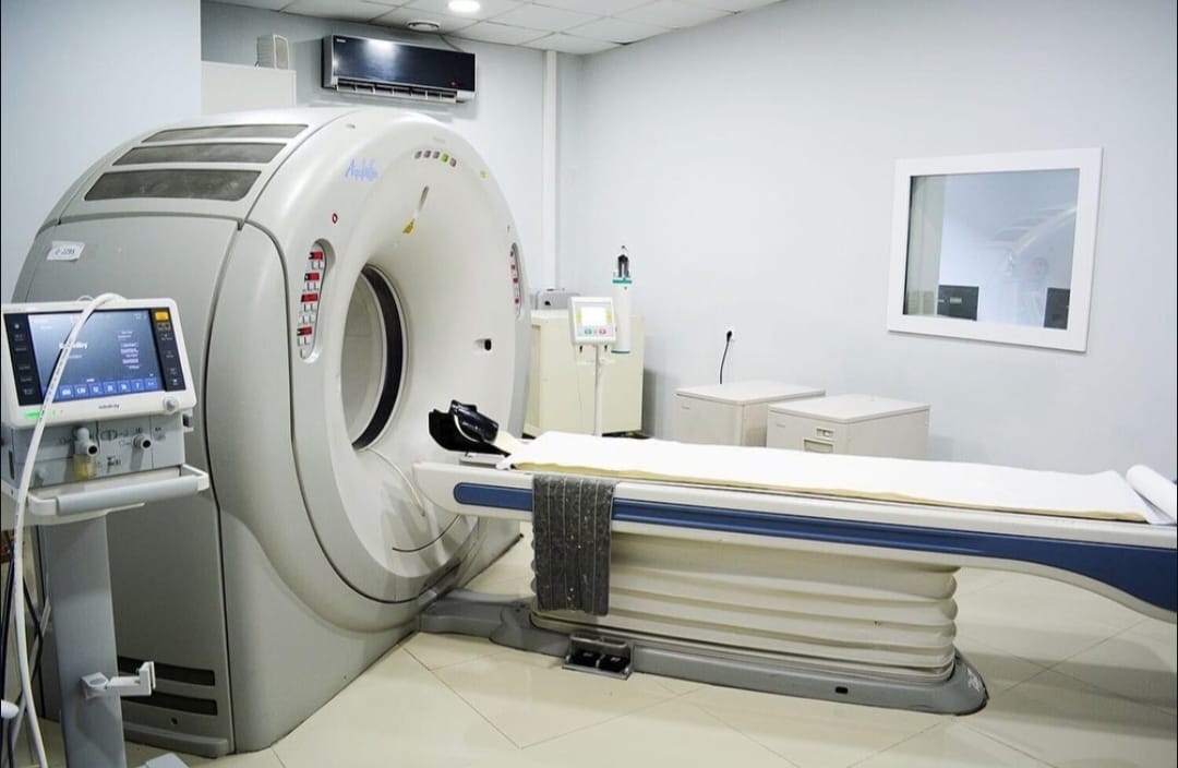 MRI machine in a Hospital of East West University Georgia.