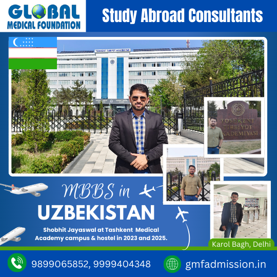 Tashkent Medical Academy Shobhit Jayaswal at Tashkent Medical Academy, Uzbekistan.