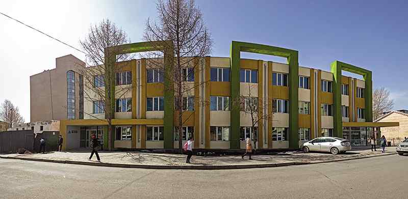 Etugen University Building 3 in Ulaanbaatar, Mongolia – modern academic building on the Etugen University campus used for medical education and student facilities.